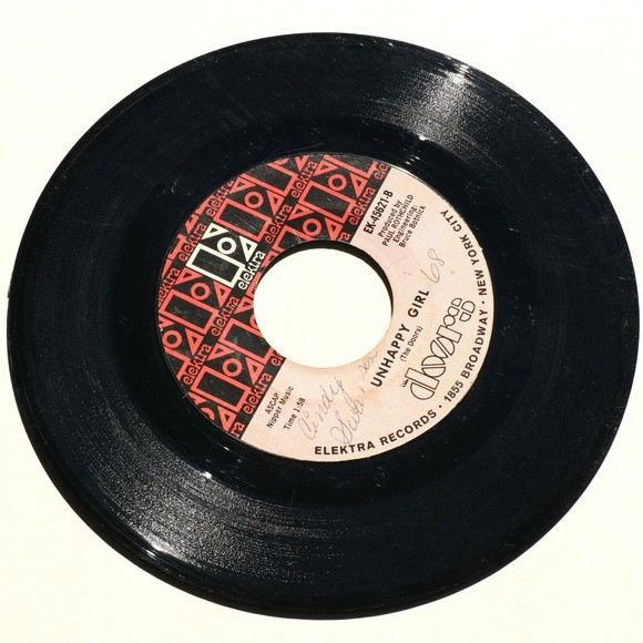 The Doors People Are Strange/Unhappy Girl 45 rpm Vinyl 7" Single Record EK-45621 - Picture 4 of 9